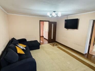 квартиры ош долгосрочно: 3 комнаты, Агентство недвижимости, Без подселения, Без мебели, С мебелью полностью — 1