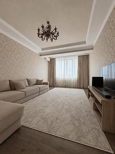 3 комнаты, 100 м², ул. Ахунбаева / Бакаева Элитка, 7 этаж, Евроремонт — 1