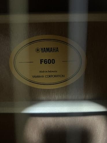 ямаха музыкальный инструмент: Акустическая гитара Yamaha F600 (дредноут) - Серия F, модель F600 — 4