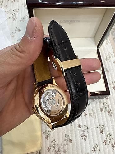 часы слава: Классические часы часы, Longines, Золото, Оригинал, Мужские, Б/у — 5
