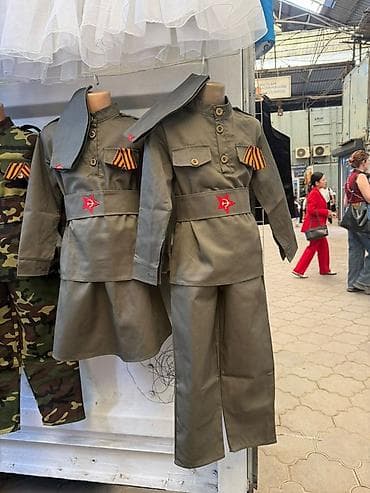 Детские костюмы «Юный боец» Описание: - Комплекты в стиле военной