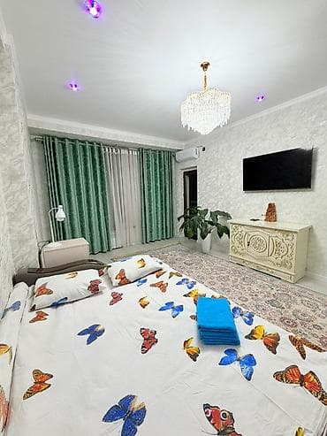 жумабека: 1 бөлмө, Душ кабинасы, Жаздык, жууркан-төшөк каптары, Кондиционер — 3