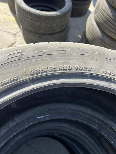2455020 шины: Шины 235 / 55 / R 20, Лето, Б/у, Внедорожные (АТ/МТ), Bridgestone — 1