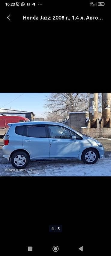 смарт профиль: Honda Jazz: 2008 г., 1.4 л, Автомат, Бензин, Хэтчбэк — 4