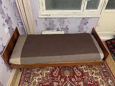 bunk bed: Односпальная кровать, Б/у, С матрасом, длина - 190 см — 1