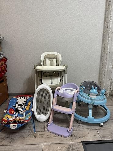 active baby: Набор детских товаров для ухода и развития: - Стульчик для кормления — 3