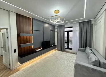 аламединская рынок 1 ком квартиоа долгосрочнон: 2 комнаты, Агентство недвижимости, Без подселения, С мебелью полностью — 1