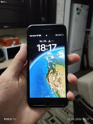 iphone se2 цена: IPhone 8, Б/у, 64 ГБ, Черный, Защитное стекло, 83 % — 1