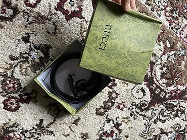 ремень gucci: Ремень, Gucci, Материал: Натуральная кожа, Унисекс, Новый — 2