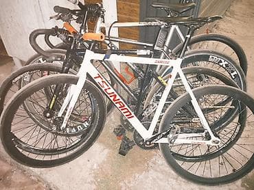 Велозапчасти: Шоссейный велосипед, Tsunami, Рама L (172 - 185 см), Б/у — 2