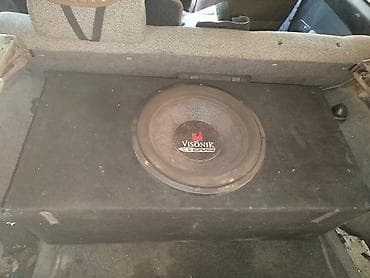 sharp aquos: Сабвуфер Visonik в корпусе + усилитель Kenwood Играет очень достойно — 1