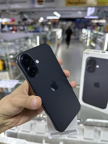 redmi note 9 64: IPhone 16, Б/у, 256 ГБ, Черный, Коробка, 100 % — 2