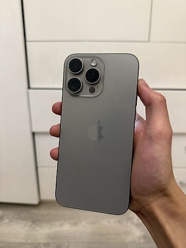 купить iphone 16 pro max: IPhone 15 Pro Max, Б/у, 256 ГБ, Natural Titanium, Коробка, 76 % — 2
