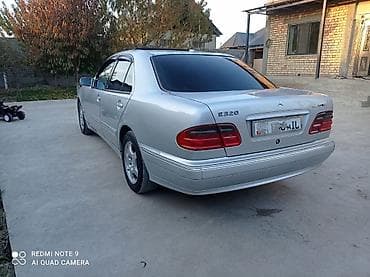 Транспорт: Mercedes-Benz E-Class: 2000 г., 2.4 л, Кол менен иштөөчү, Бензин, Седан — 3