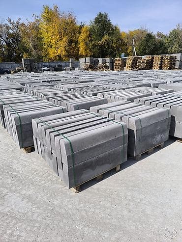 бетонные бардюры: Бордюр Тратуарный Дорожный/садовый бетонный, прямой. Описание: - — 6