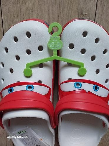 Босоножки, сандалии, шлепанцы: Мужские сандалии, 44, Crocs, Новый, цвет - Белый, Самовывоз — 3