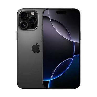 IPhone 16 Pro, Б/у, 256 ГБ, Black Titanium, Зарядное устройство, 100 %