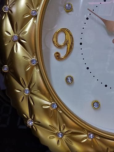 бильярдные часы: Настенные часы QUARTZ в классическом стиле. - Круглый корпус с — 2