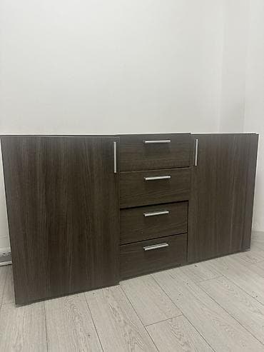 small table: Набор мебели для дома/офиса: 1) Комод-буфет, темный дуб: - Две — 1