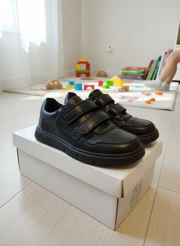 детские карнавальные костюмы бишкек: Чёрные кожаные полуботинки на липучках. Удобная и практичная обувь для — 1
