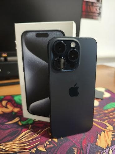 iphone 8 128gb: IPhone 15 Pro, Б/у, 512 ГБ, Blue Titanium, Защитное стекло, Чехол, Кабель, 85 % — 1