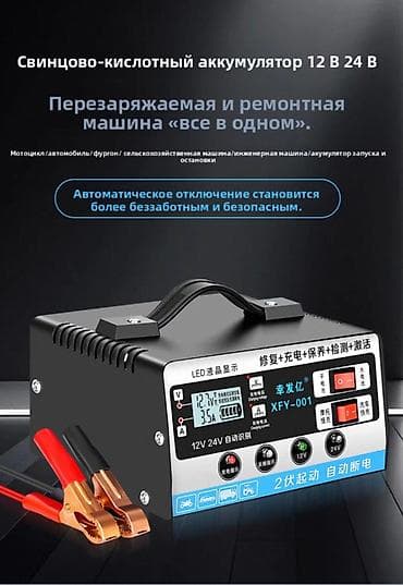 2nz fe: Пуско-зарядное устройство для аккумуляторов 12/24 В с функцией — 2