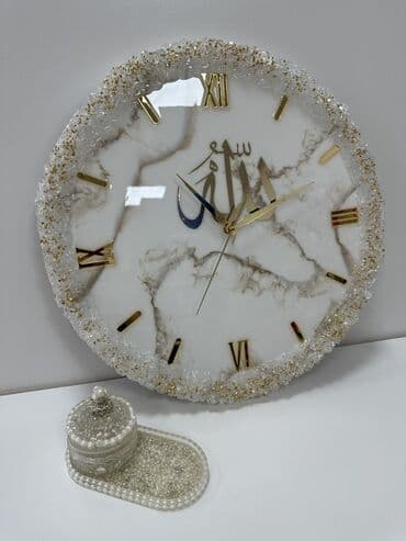 часы из эпоксидной смолы: Часы из эпоксидной смолы 🕒 Ручная работа ❗️ Размер : 50см Для — 1