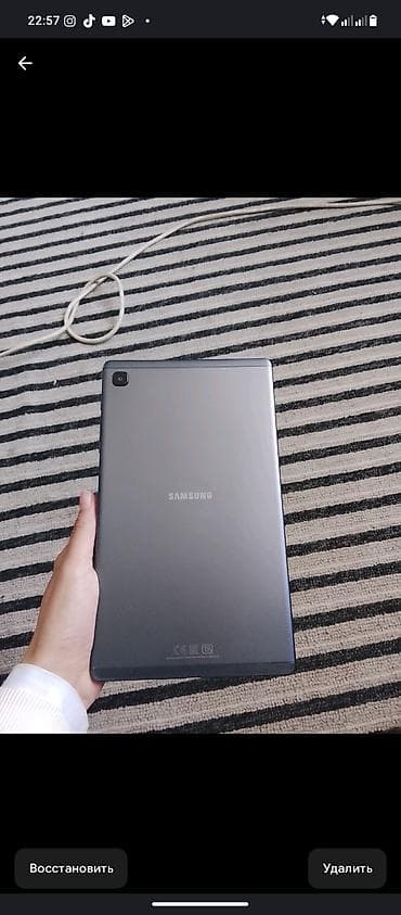 android мониторы: Планшет, Samsung, память 128 ГБ, 10" - 11", Wi-Fi, Б/у, цвет - Серый — 2