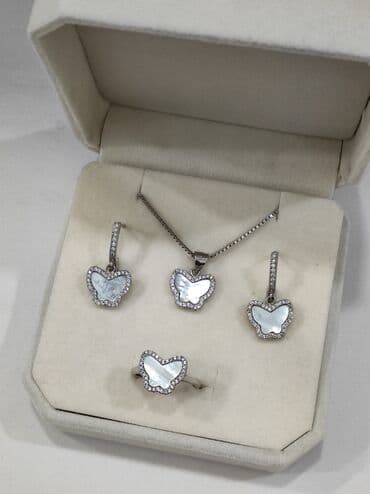 самые красивые свадебные платья в мире: Набор украшений, Проба 925, Женские, Новый — 9