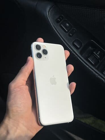 телефон айфон 11 бу: IPhone 11 Pro, Б/у, 256 ГБ, Белый, Чехол, Кабель, Коробка, 81 % — 1