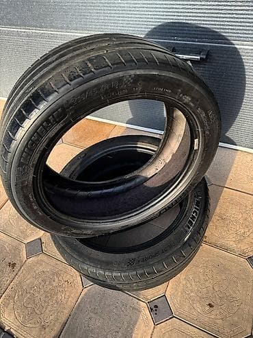 rf1 rf2: Шины 235 / 45 / R 18, Лето, Б/у, Комплект, Легковые, Michelin — 1