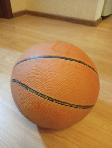 брусья дома: Баскетбольный мяч SPORTS - Классическая оранжевая расцветка с черными — 1
