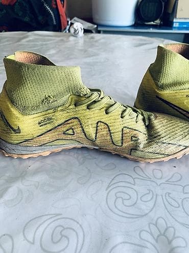 мужской зимний обувь: Футбольные бутсы/сороконожки Nike Mercurial с высоким воротом — 3