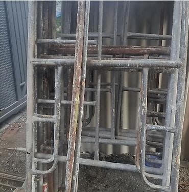 точечный сварка: Строительные леса рамные (рамные секции) Описание: - Рамные секции — 1