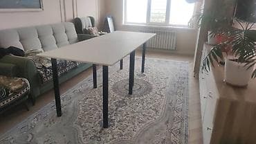 обеденный стол: Стол для зала, Б/у, Раскладной, Прямоугольный — 1