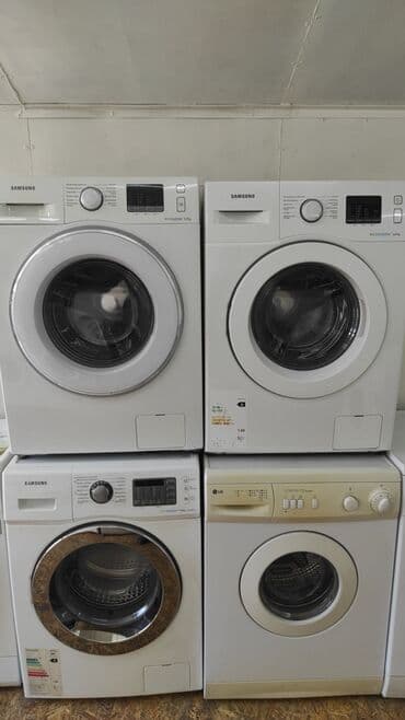 бу стиральные машины автомат в бишкеке: Стиральная машина LG, Б/у, Автомат, До 6 кг, Узкая — 6