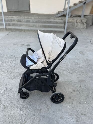 детские зимние прогулочные коляски: Коляска, цвет - Черный — 1