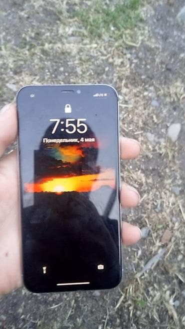Мобильные телефоны: IPhone X, Б/у, 64 ГБ, Серебристый, Чехол, 100 % — 2