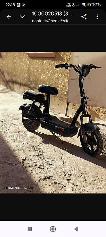 santa fr: Электросамокат, Без рассрочки, Б/у, Самовывоз — 1