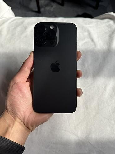 IPhone 15 Pro Max, Б/у, 512 ГБ, Черный at lalafo.kg IPhone 15 Pro Max, Б/у, 512 ГБ, Черный