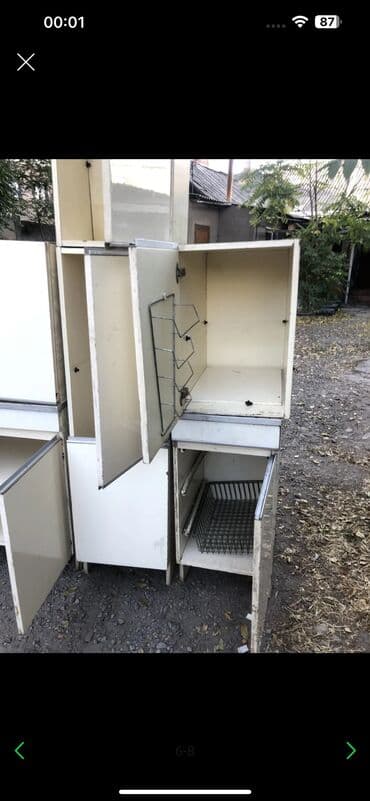 продаю бу кухонный гарнитур: Ашкана гарнитуру, Колдонулган, түсү - Ак, Өзү алып кетүү — 6