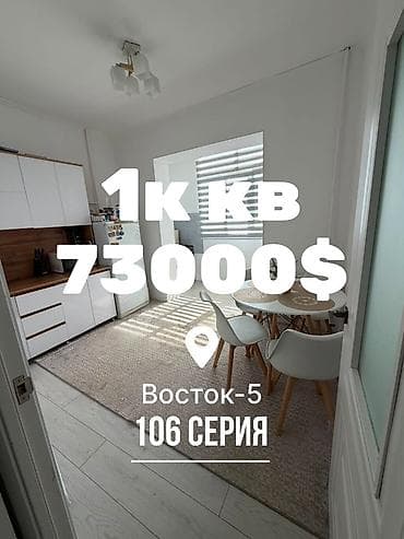 106: 1 комната, 36 м², 106 серия, 3 этаж, Косметический ремонт — 1