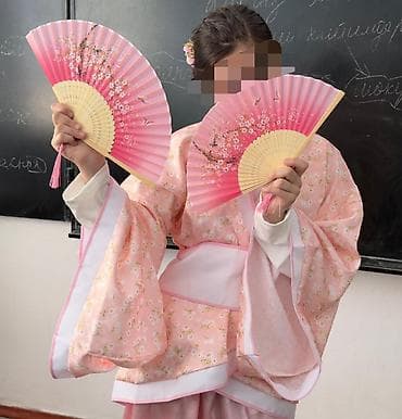 аниме тетрадь: Костюм кимоно в аренду -1000сом размер м в восточном стиле (японская — 1