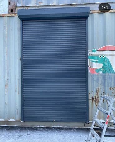 ворота для гаража цена: Ролл дверь, Жалюзи дверь, Другой материал, Бесплатная доставка, Без установки, Новый — 17