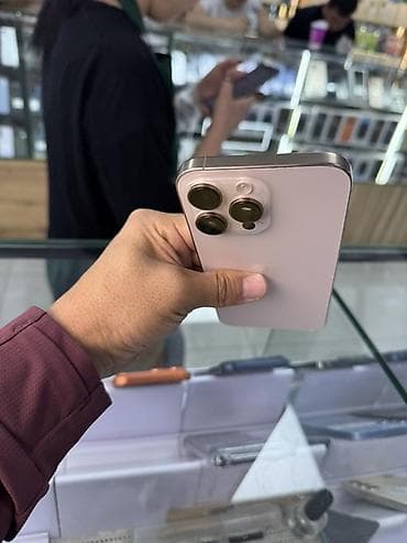 iphone xs: IPhone 16 Pro Max, Б/у, 256 ГБ, Розовый, Кабель, Защитное стекло, Чехол, 94 % — 1