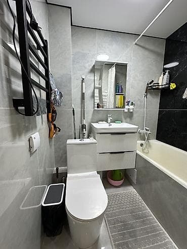 аренда дома на иссык куле: 2 комнаты, 45 м², 104 серия, 4 этаж, Дизайнерский ремонт — 8