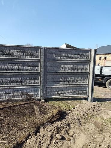 теплый бассейн: Еврозабор из железобетонных секций Описание: - Секции из — 8