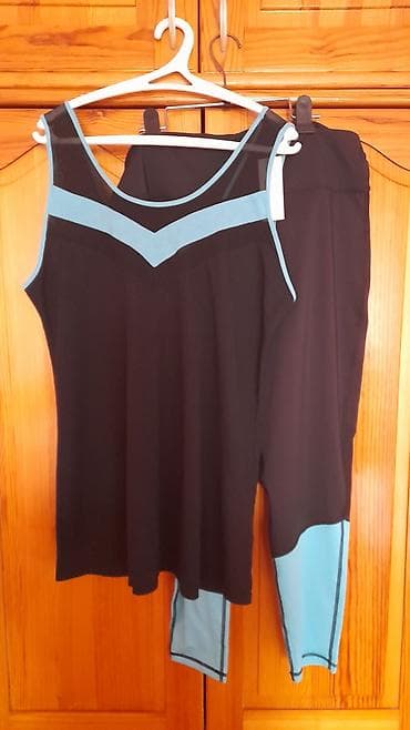 nike tech: Тайтсы, цвет - Черный, 4XL — 6