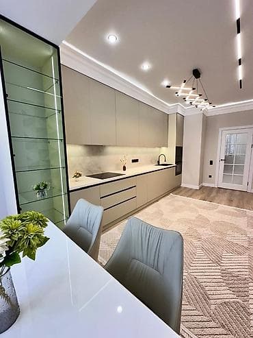 2 room flat: 2 комнаты, 82 м², Элитка, 13 этаж, Дизайнерский ремонт — 9