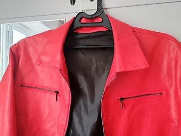 чисто кожаная куртка: Кожаная куртка, Классическая модель, Экокожа, Оверсайз, 2XL, 3XL, 4XL — 5